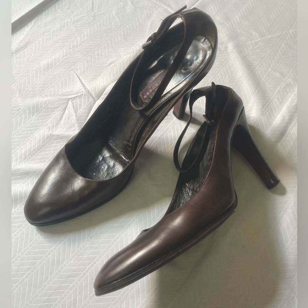 Ralph Lauren Leather Heels